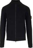 STONE ISLAND Solid Color Slim Fit Zip-Up Jacket Black 8115503A1-V0029 STONE ISLAND Solid Color Slim Fit Zip-Up Jacket Black 8115503A1-V0029