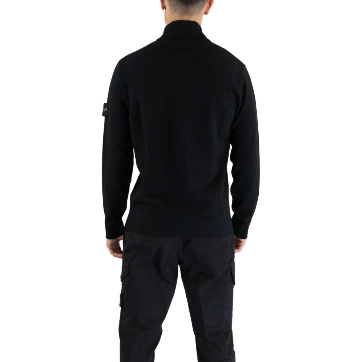 STONE ISLAND  Solid Color Slim Fit Zip-Up Jacket Black 8115503A1-V0029 圖 5