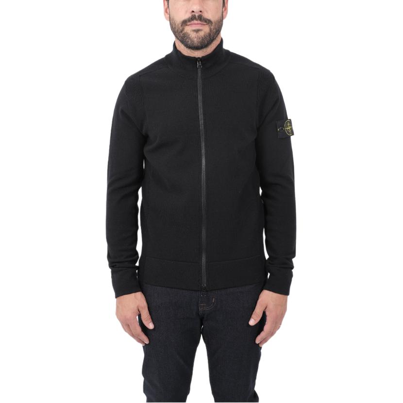 STONE ISLAND  Solid Color Slim Fit Zip-Up Jacket Black 8115503A1-V0029 圖 6
