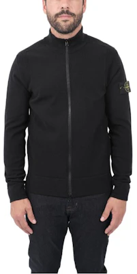 STONE ISLAND Chaqueta Negra Slim Fit con Cremallera Color Sólido. 8115503A1-V0029 Details for STONE ISLAND Chaqueta Negra Slim Fit con Cremallera Color Sólido. 8115503A1-V0029