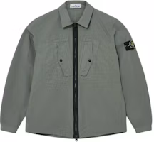 STONE ISLAND Solid Color Zip-Up Loose Fit Jacket Sand Green 791511112-V0055 STONE ISLAND Solid Color Zip-Up Loose Fit Jacket Sand Green 791511112-V0055