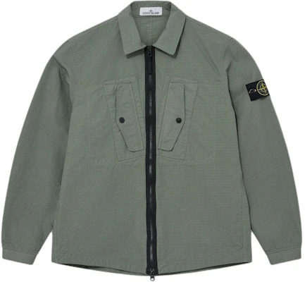 STONE ISLAND Chaqueta Verde Arena Holgada con Cremallera Color Sólido. 791511112-V0055 Buy STONE ISLAND Chaqueta Verde Arena Holgada con Cremallera Color Sólido. 791511112-V0055