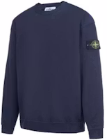 STONE ISLAND Solid Crewneck Pullover Sweatshirt Navy Blue MO771561720-C0020 STONE ISLAND Solid Crewneck Pullover Sweatshirt Navy Blue MO771561720-C0020