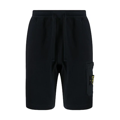 STONE ISLAND Solid Drawstring Casual Sports Shorts 5 Inch 741563560-V0029