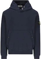 STONE ISLAND Solid Logo Hoodie Blue Long Sleeve Sweatshirt. 791561720-V0020 STONE ISLAND Solid Logo Hoodie Blue Long Sleeve Sweatshirt. 791561720-V0020