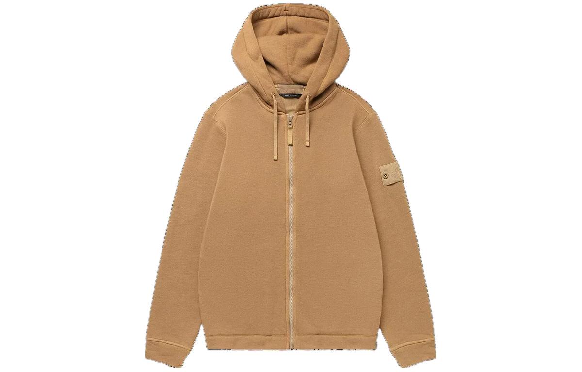 Stone Island  Solid Zip-Up Hoodie Khaki Color. 7915632F3-V0098 圖 2