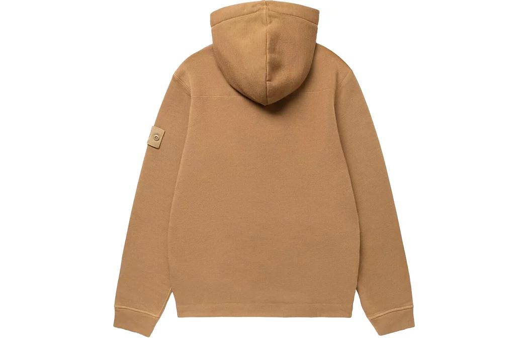 Stone Island  Solid Zip-Up Hoodie Khaki Color. 7915632F3-V0098 圖 3