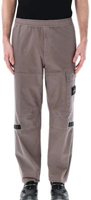 Stone Island 淺棕色直筒工裝褲附標誌貼布 801532611-V0092 Order Stone Island 淺棕色直筒工裝褲附標誌貼布 801532611-V0092