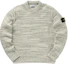 Buy Stone Island Striped Crewneck Sweater Longgar Putih 7915532D3-V0097