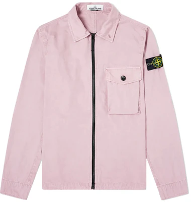 STONE ISLAND Washed Workwear Shirt Pink 7215114WN-V0186 Order STONE ISLAND Washed Workwear Shirt Pink 7215114WN-V0186