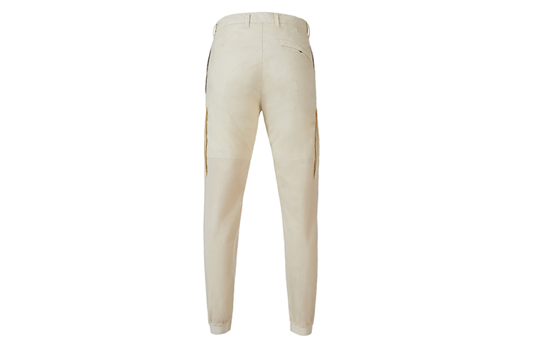 STONE ISLAND  White Cargo Jogger Pants with Pocket Design. 721530107-V0090 圖 4