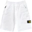 Buy Stone Island White Compass Patch Elastic Waist Casual Shorts. 781564060-V0001