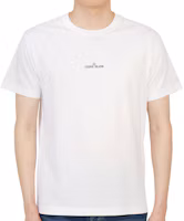Shop STONE ISLAND 白色Logo背面短袖T恤 76152NS94-V0001