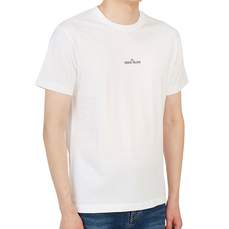 STONE ISLAND  White Logo Back Short Sleeve T-Shirt 76152NS94-V0001 圖 6