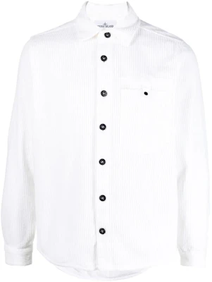 Stone Island White Long Sleeve Casual Shirt with Pocket Design. 771511811-V0001 Order Stone Island White Long Sleeve Casual Shirt with Pocket Design. 771511811-V0001