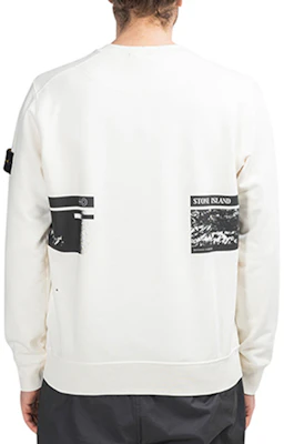 Stone Island 白色山岳印花圓領長袖衛衣 721563094-V0093 Purchase Stone Island 白色山岳印花圓領長袖衛衣 721563094-V0093