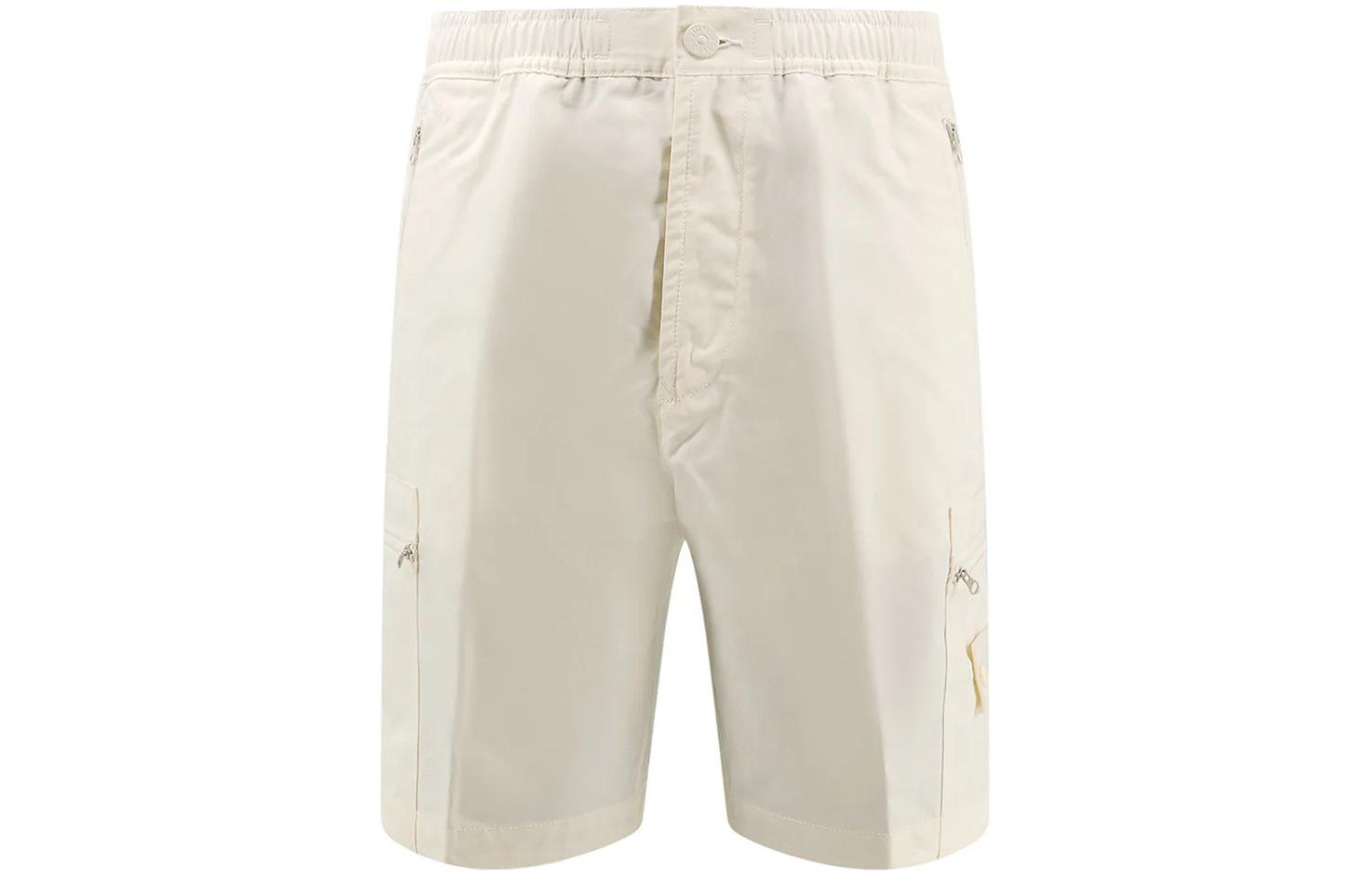 Order STONE ISLAND  White Solid Logo Slim Fit Casual Shorts. 8015L07F1-V0099
