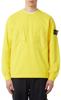 STONE ISLAND 黃色長袖圓領標誌補丁衛衣 781563954-V0030 Order STONE ISLAND 黃色長袖圓領標誌補丁衛衣 781563954-V0030