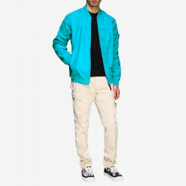 Stone Island  Zip Jacket Blue 721540622-V0042 圖 4