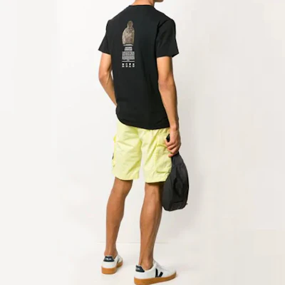 STONE ISLAND Archivio 圖紋黑色短袖圓領男女同款T恤 72152NS92-v0029 Purchase STONE ISLAND Archivio 圖紋黑色短袖圓領男女同款T恤 72152NS92-v0029