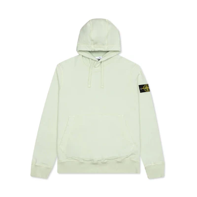 Stone Island Badge Logo Hoodie Mint Green 741564151-V0052
