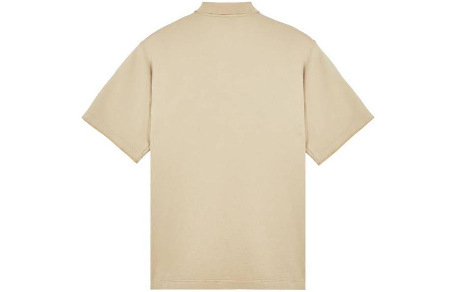 Lookbook Stone Island 米黃色短袖翻領設計Polo衫 8015216F3-V0090