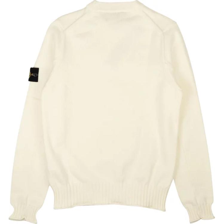 Stone Island Beige Crewneck Pullover Long-Sleeve Sweatshirt Men. 7715506A2-V0099 圖 3