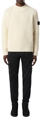 Stone Island 米色男士套頭圓領毛衣 8115537D5-V0099 Shop Stone Island 米色男士套頭圓領毛衣 8115537D5-V0099