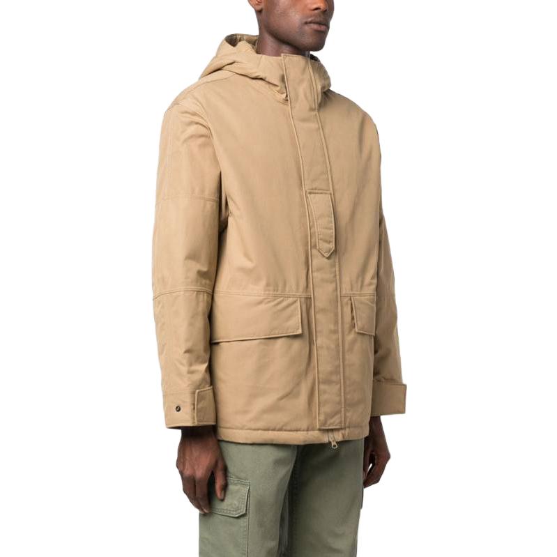 STONE ISLAND Beige Double Placket Long Sleeve Jacket for Men 7915420F1-V0098 圖 5