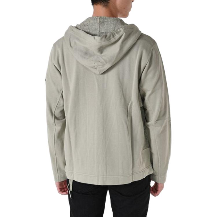 Stone Island Beige Full-Zip Hoodie Jacket for Men 761960119-V0095 圖 10