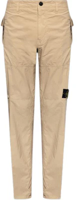 Stone Island 米色低腰寬鬆直筒褲 男士款 含標誌印花 801532403-V0095 Order Stone Island 米色低腰寬鬆直筒褲 男士款 含標誌印花 801532403-V0095