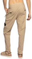 Purchase Stone Island 米色低腰寬鬆直筒褲 男士款 含標誌印花 801532403-V0095