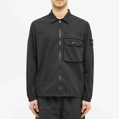 石头岛黑色棉质染色经典夹克配拉链口袋 7315107WN-V0129 Purchase 石头岛黑色棉质染色经典夹克配拉链口袋 7315107WN-V0129