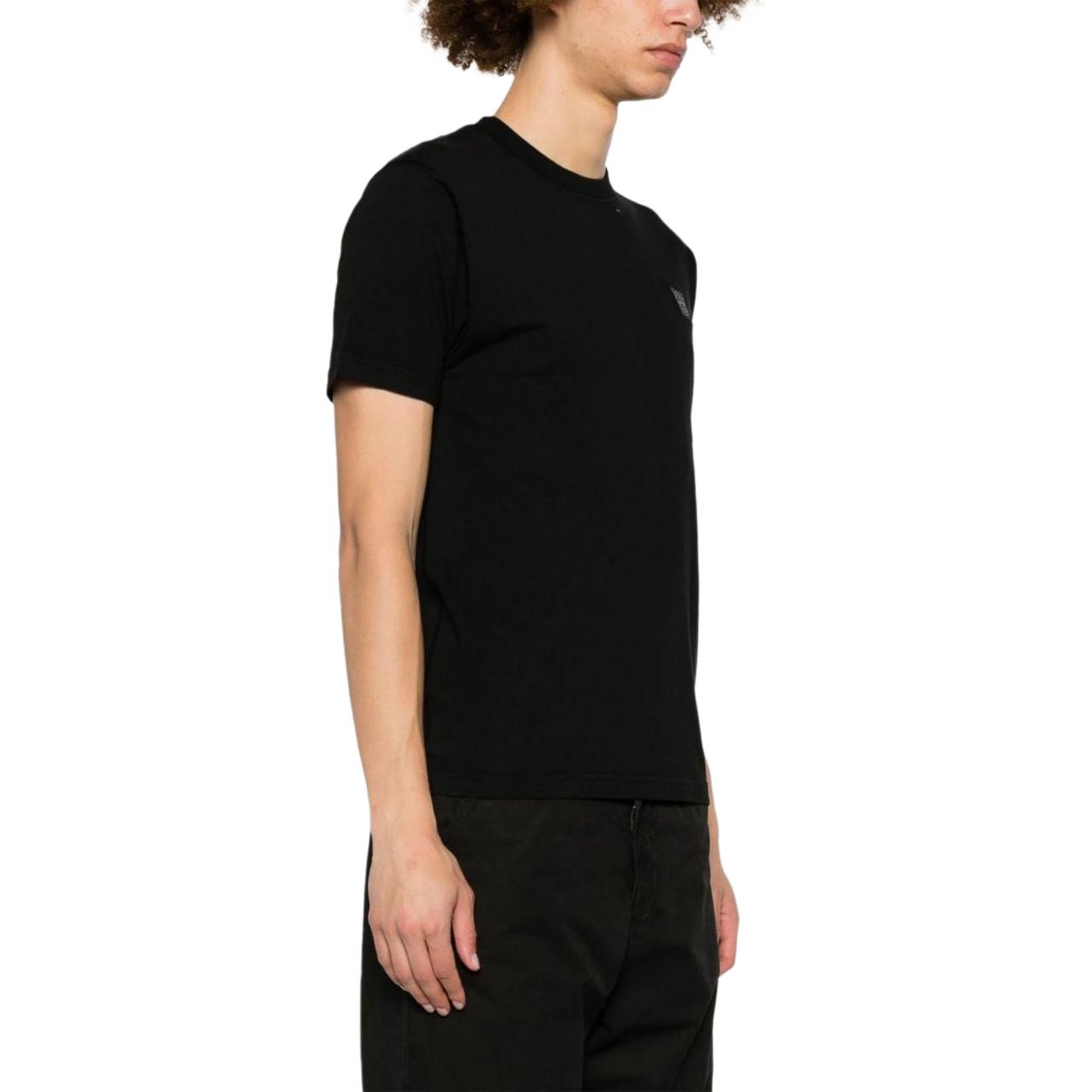 Purchase STONE ISLAND 黑色短袖圓領T恤 男款 801523757-A0029