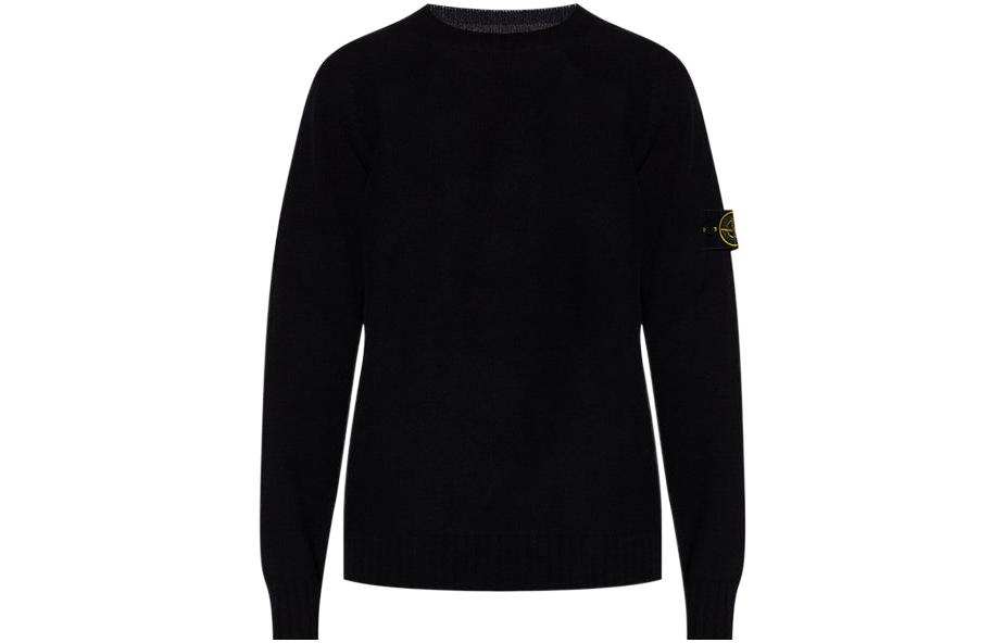 Stone Island Black Crewneck Pullover Sweatshirt Long Sleeve MO7515505A3-V0029
