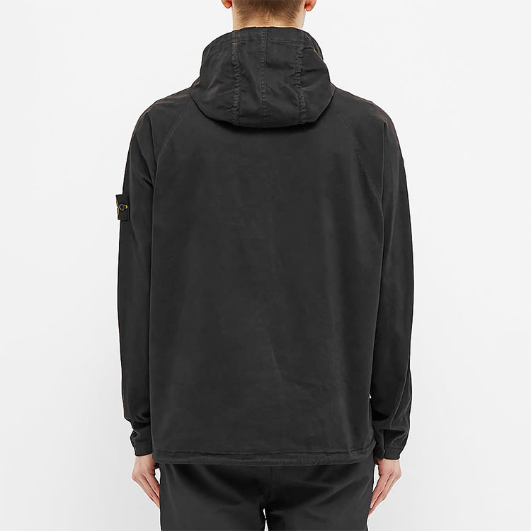 Stone Island Black Drawstring Zip-Up Hoodie Jacket  Black 731561150-V0029 圖 5