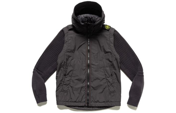 Stone Island Black Knit Long Sleeve Jacket 731543732