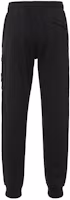 Shop Stone Island Black Logo Patch Casual Pants Autumn Collection 721564551-V0029