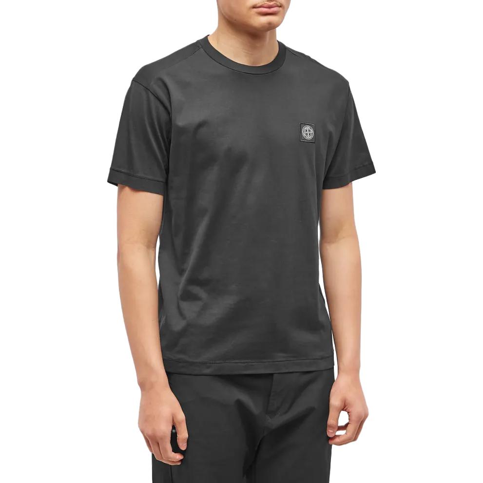Purchase STONE ISLAND Logo Patch Baju T Oversized Hitam Lelaki SS23. 101524113-A0029