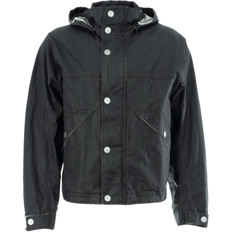 Stone Island Black Slim-Fit Zip Hoodie Jacket 8015418X1-V0065