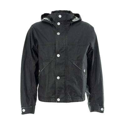 Stone Island Black Slim-Fit Zip Hoodie Jacket 8015418X1-V0065