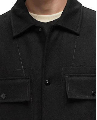 Stone Island Jaket Hitam Lengan Panjang Berkerah Solid Color 8115120F4-V0029 Shop Stone Island Jaket Hitam Lengan Panjang Berkerah Solid Color 8115120F4-V0029