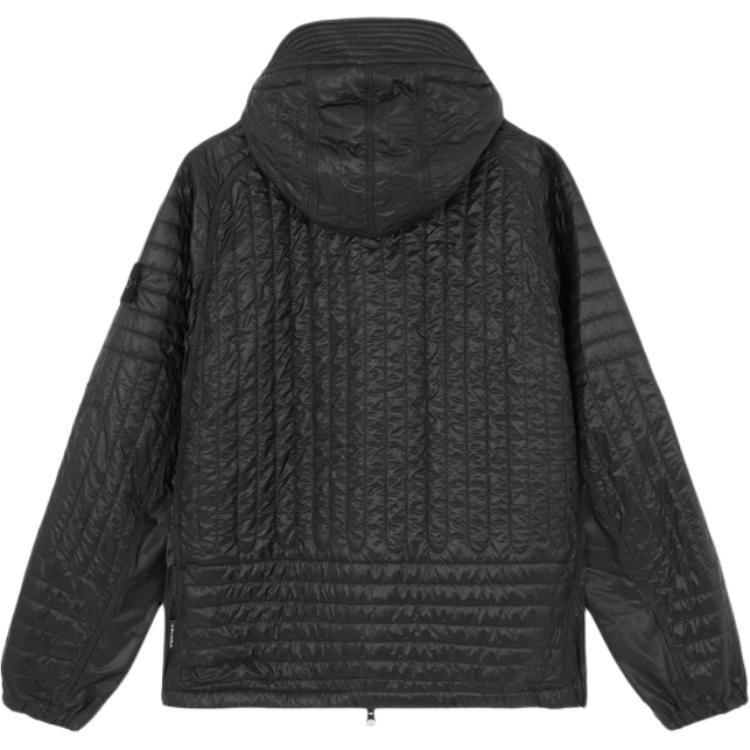 Stone Island Black Solid Color Zipper Hoodie Jacket 811543232-V0029 圖 3