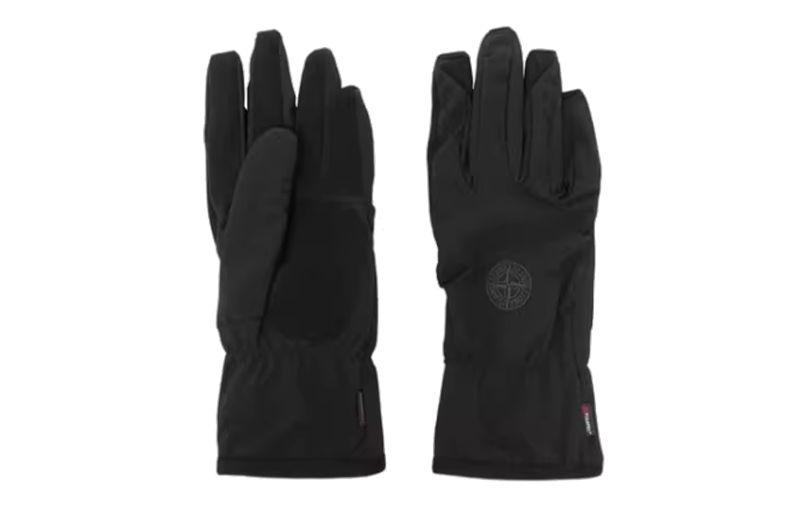 Lookbook SARUNG TANGAN LELAKI STONE ISLAND Solid Hitam Poliester Berinsulasi. 791592429V0029