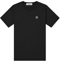 STONE ISLAND Black Unisex Geometric Logo Design Crewneck T-Shirt. 741524113-V0029 STONE ISLAND Black Unisex Geometric Logo Design Crewneck T-Shirt. 741524113-V0029