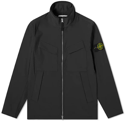 ストーンアイランド ブラック ジップアップ スタンドカラー ジャケット - 秋コレクション 741540827-V0029 Order ストーンアイランド ブラック ジップアップ スタンドカラー ジャケット - 秋コレクション 741540827-V0029