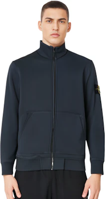 Stone Island Blue Logo Zip-Up Long-Sleeve Jacket 801564351-A0020 Shop Stone Island Blue Logo Zip-Up Long-Sleeve Jacket 801564351-A0020