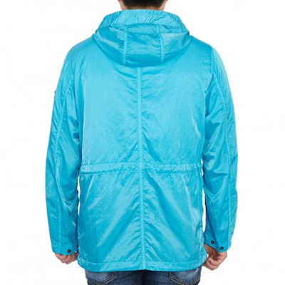 STONE ISLAND 藍色金屬感多口袋連帽外套 男款 741544430-V0042 Details for STONE ISLAND 藍色金屬感多口袋連帽外套 男款 741544430-V0042