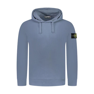 Stone Island Blue Pullover Hoodie Long Sleeve Sweater 811560820-V0046