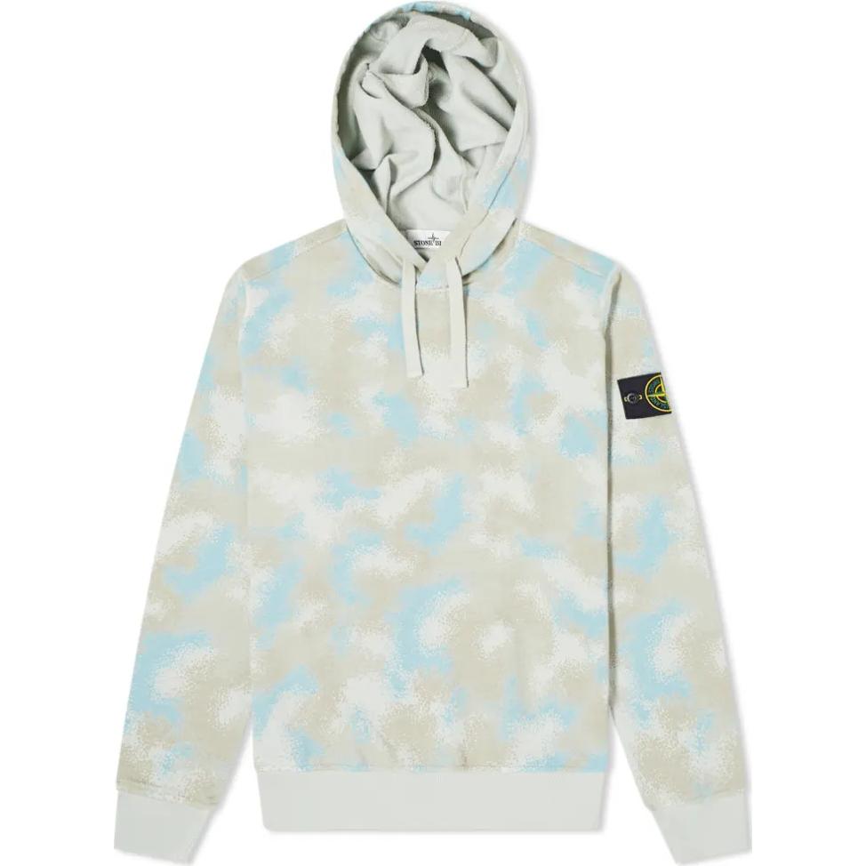 Stone Island Camouflage Hoodie Multicolor Long-Sleeve Sweater 7215668E5-V0092